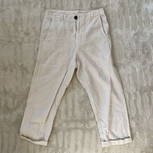 Khaki chino Zara pants